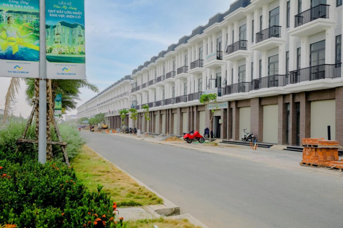 The Sol City là dự án thuộc Cần Giuộc - Long An, nằm trong vùng đô thị vệ tinh của TP.HCM. Dự án đã bán hết 100% sản phẩm. Ảnh: Thắng Lợi Group.