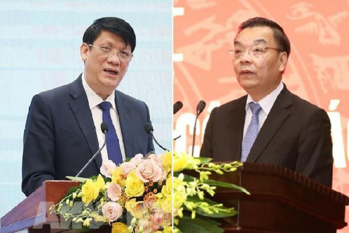 Ông Nguyễn Thanh Long và Chu Ngọc Anh vừa bị khởi tố, bắt tạm giam trong vụ Việt Á.