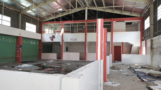 Nhà xưởng trên khu đất 131 Hồng Hà được cải tạo làm quán ăn từ tháng 11.2019, hiện đã ngưng hoạt động