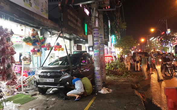 Hiện trường vụ tai nạn - Ảnh: A.X.