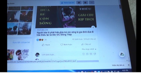 Clip được đăng tải trên mạng xã hội và nhận được ý kiến khác nhau