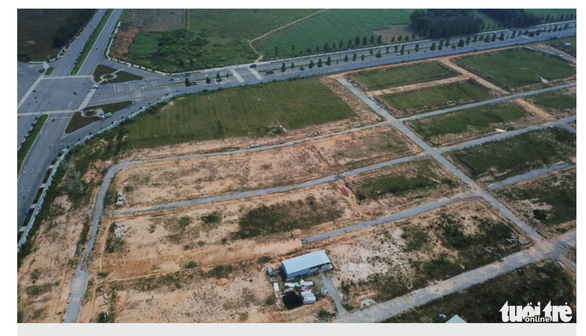 Khu đất 43ha tại thành phố mới Bình Dương - Ảnh: QUANG ĐỊNH