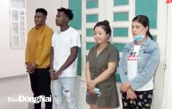 Các đối tượng sau khi bị bắt