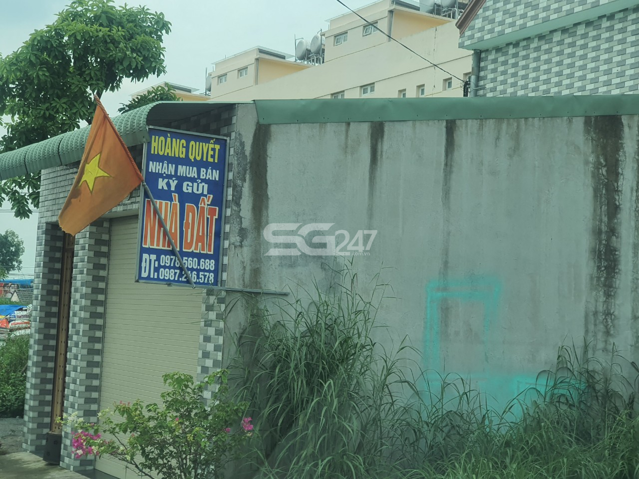 Nhà cấp 4 được xây dựng trái phép trên đất nông nghiệp tại thửa 312