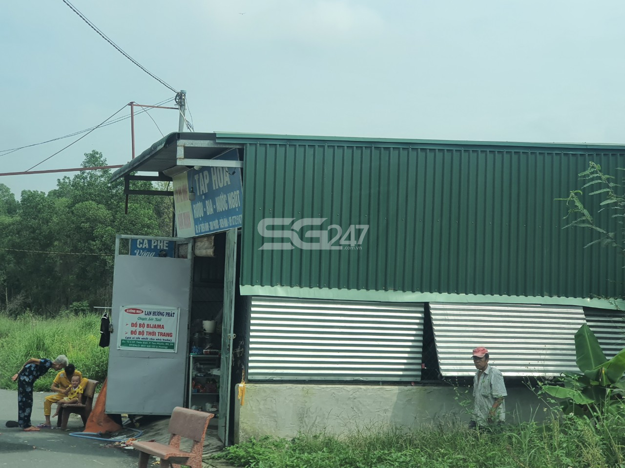 Tại thửa 482 cũng đã đưa vào sử dụng công trình trái phép trên đất trồng cây lâu năm