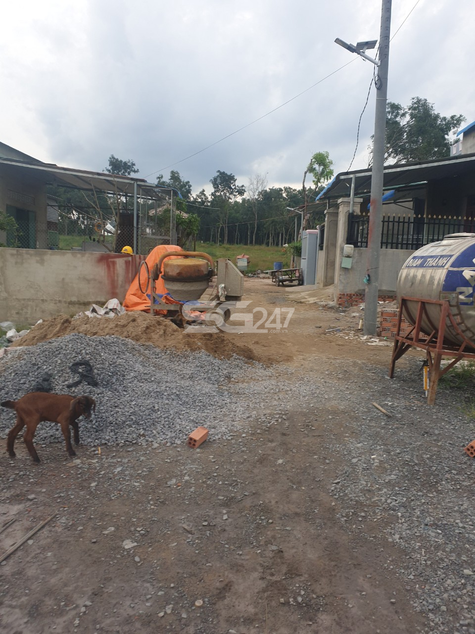 Hình ảnh: Các công trình xây dựng được thực hiện trên đất trồng lúa tại tờ 19, thửa 126 do ông Nguyễn Minh Nhân là chủ sử dụng thuộc phường Phước tân, Biên Hòa, Đồng Nai