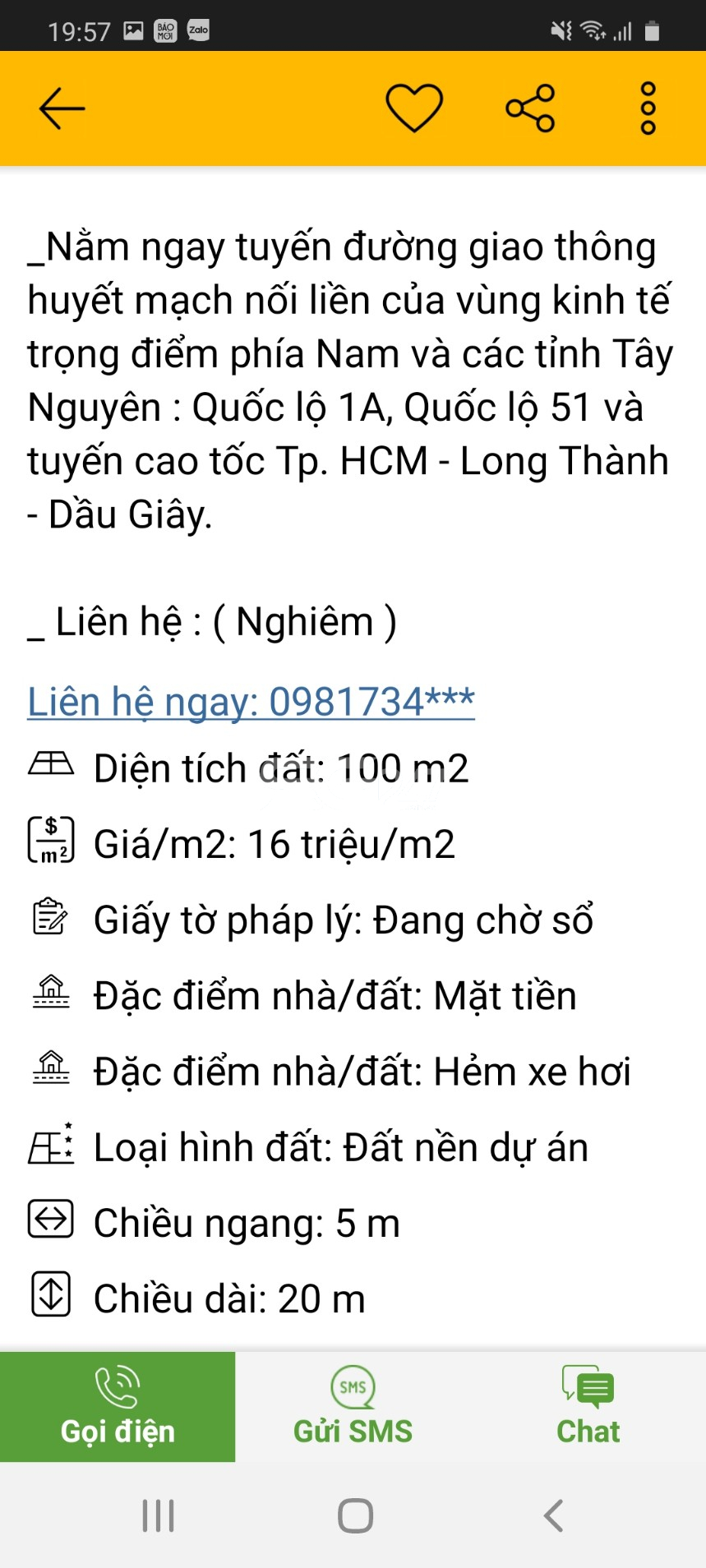 Dự án Star New City đang được rao bán quảng cáo có giao thông thuận lợi, nằm ngay trên tuyến đường giao thông huyết mạch