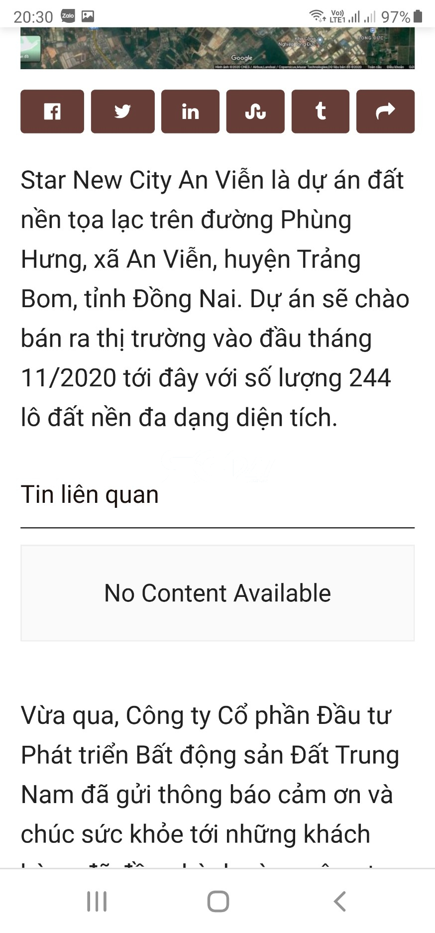 Dự án Star New City được giới thiệu do Công ty Cổ phần Đầu tư Phát triển Bất động sản Đất Trung Nam là đơn vị tiếp thị phân phối