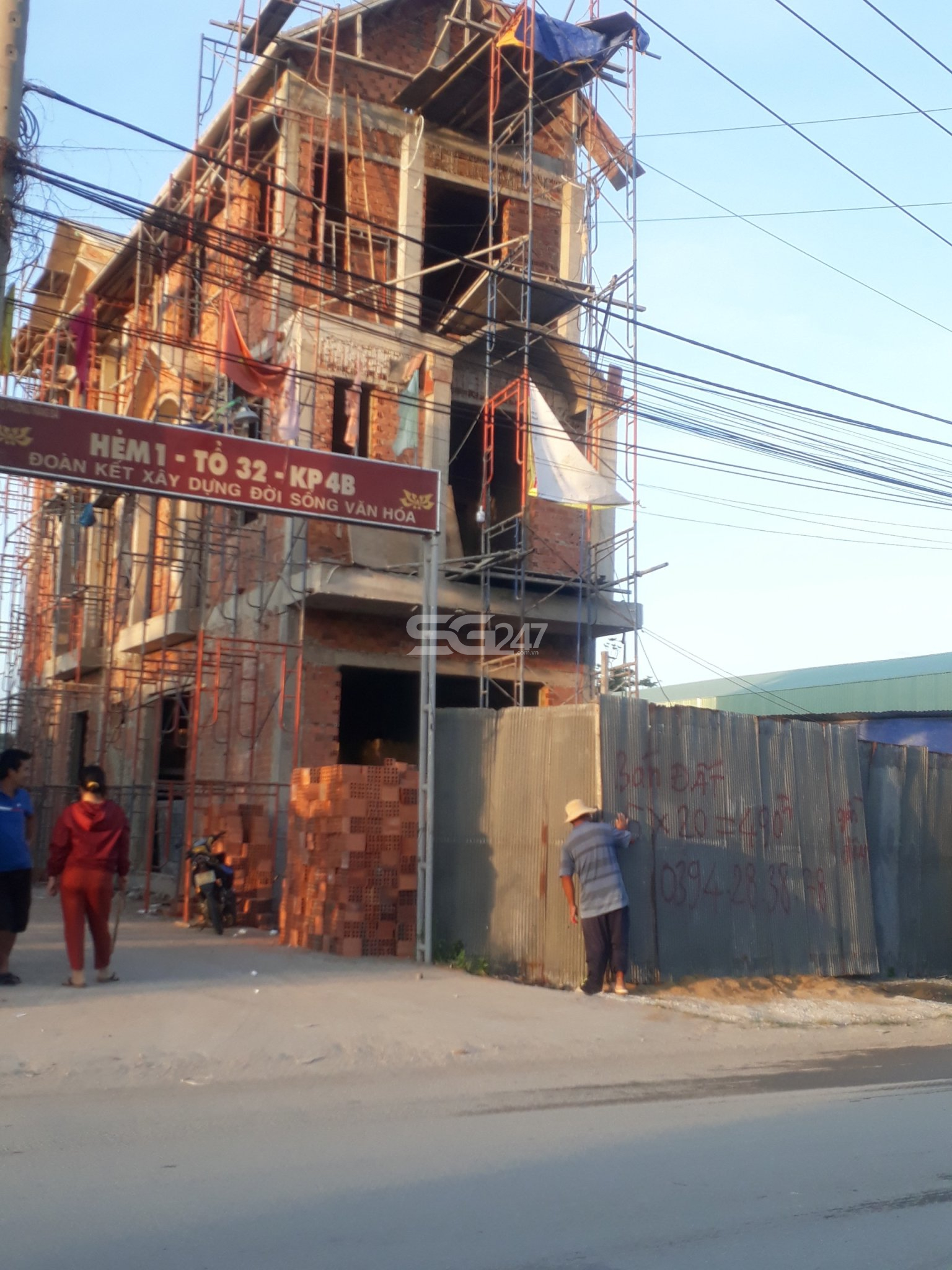 Rào tôn xây căn biệt thự tráng lệ trên đất trồng cây hàng năm tại thửa đất số 402, tờ bản đồ số 8