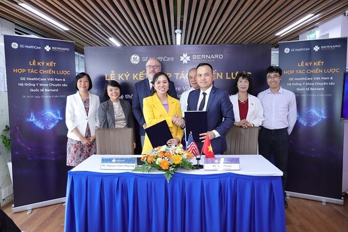 GE HealthCare và Hệ thống Y khoa chuyên sâu quốc tế Bernard chính thức ký kết thỏa thuận hợp tác chiến lược