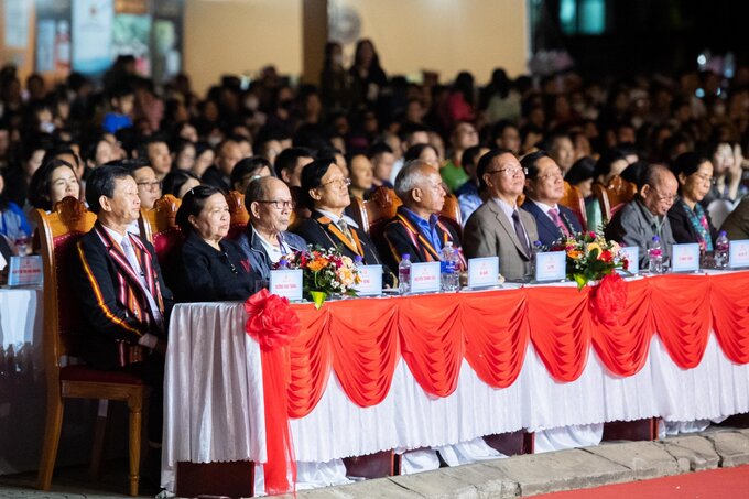 Các đại biểu tham dự Lễ khai mạc Ngày hội. Ảnh: Đức Thành