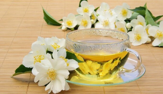 Trà hoa nhài (hoa lài). Ảnh minh họa