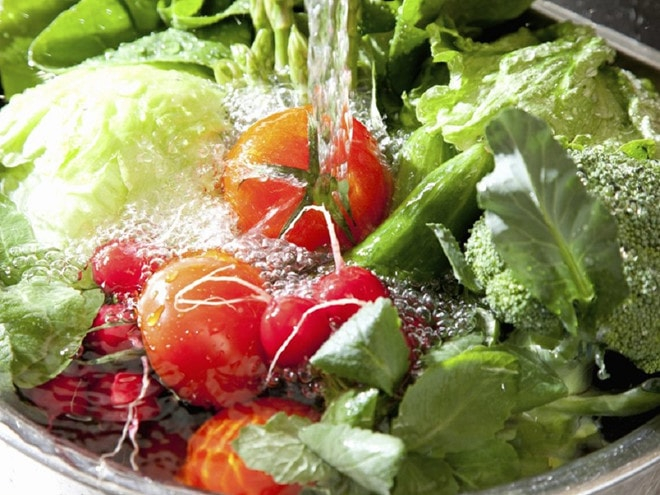 sơ chế rau củ