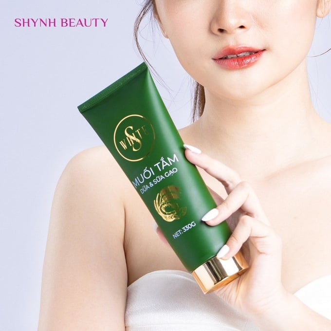 muối tắm dừa gạo