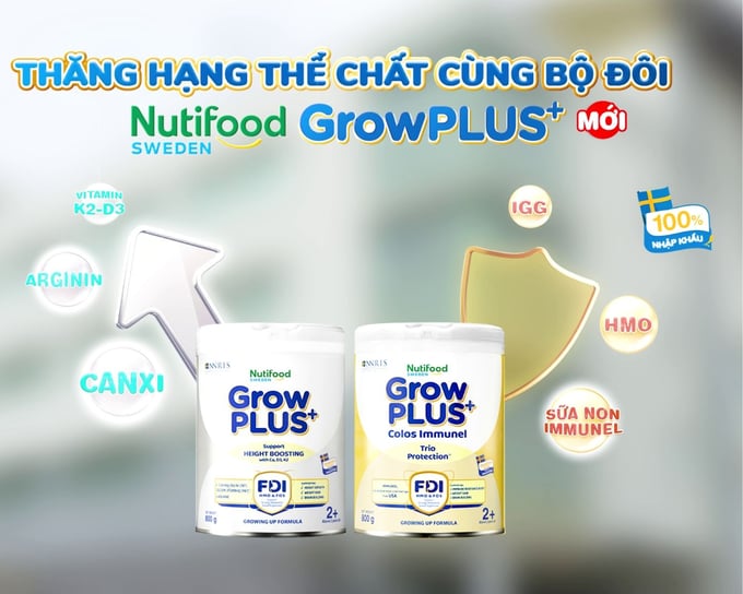 utifood GrowPLUS+ - thương hiệu liên tục giữ vững các vị trí top đầu về thị phần doanh thu trong phân khúc sữa bột và sữa bột pha sẵn cho trẻ em 6 năm liền (2019 - 2024).