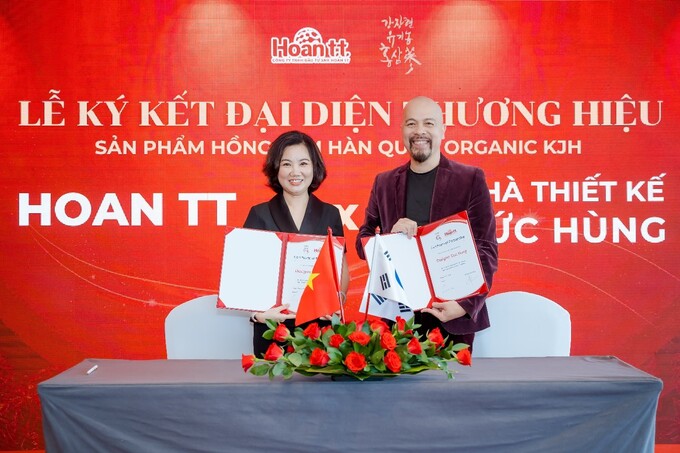 Nhà thiết kế Đức Hùng trở thành đại sứ thương hiệu cho KJH Organic Red Ginseng tại Việt Nam.