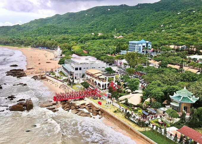  ‏Trân Châu Beach & Resort nhìn từ trên cao. (Ảnh: KN Holdings). 