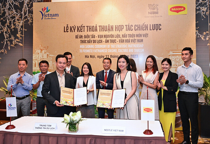 Thỏa thuận hợp tác chiến lược giữa Trung tâm Thông tin du lịch, Cục Du lịch Quốc gia Việt Nam và Nhãn hàng Maggi, Công ty Nestlé Việt Nam
