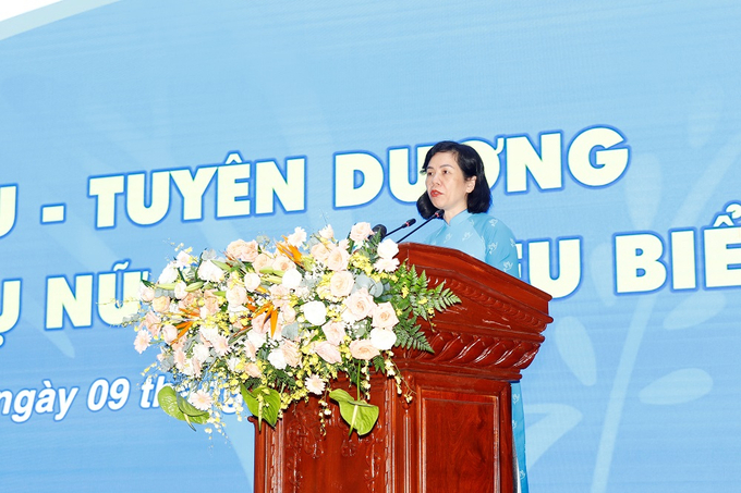 Phát biểu của Phó Chủ tịch Trung ương Hội Nguyễn Thị Minh Hương