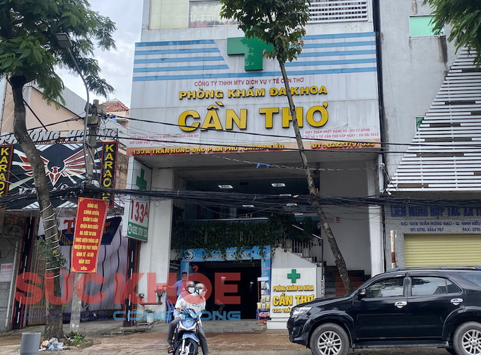 Phòng khám Đa khoa Cần Thơ tại địa chỉ số 133A Trần Hưng Đạo, phường An Phú, quận Ninh Kiều, TP. Cần Thơ