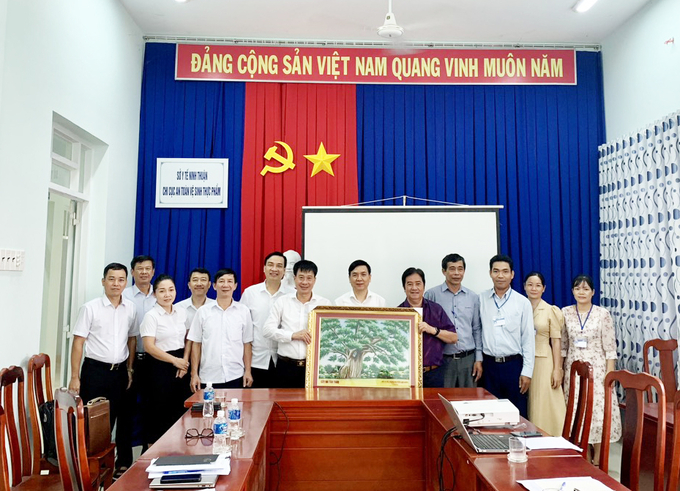 Chi cục An toàn vệ sinh thực phẩm Ninh Thuận ghi nhận và tiếp thu các ý kiến của đoàn kiểm tra tỉnh Tuyên Quang