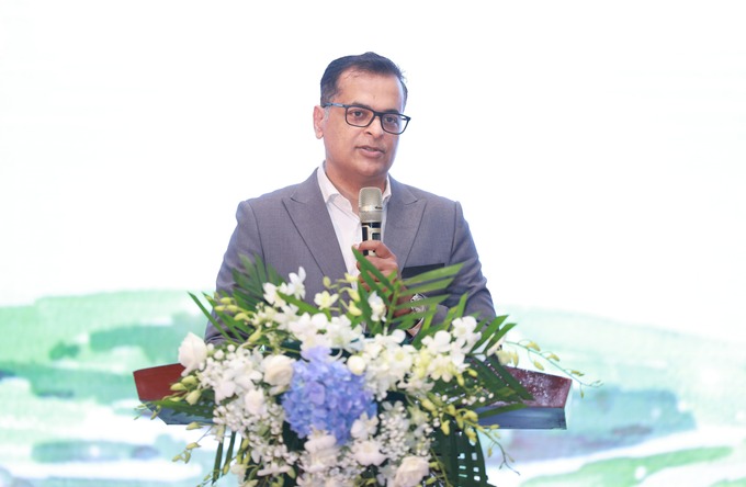 Ông Binu Jacob - Tổng Giám đốc Nestlé Việt Nam, phát biểu khai mạc hội nghị