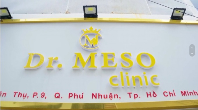 Chủ Hộ kinh doanh Dr Meso (địa chỉ số 132/2 đường Hoàng Văn Thụ, quận Phú Nhuận) bị phạt hơn 140 triệu đồng