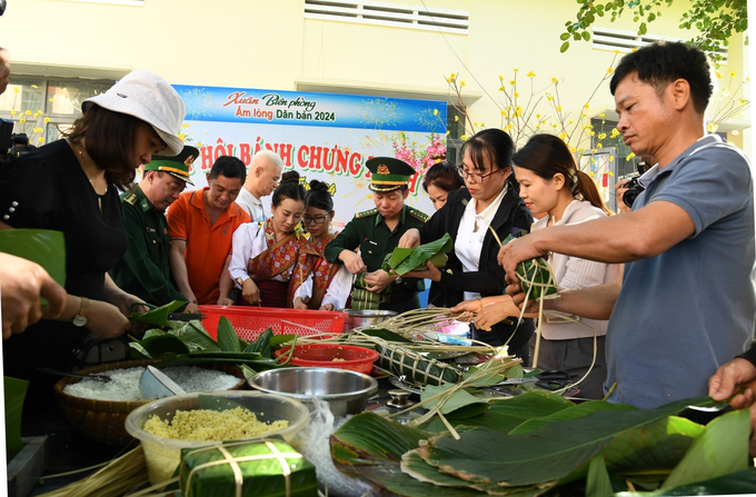 Hoạt động ngày hội bánh chưng xanh tại chương trình