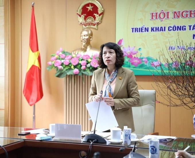 Thứ trưởng Bộ Y tế Nguyễn Thị Liên Hương phát biểu