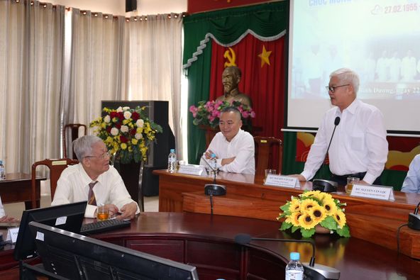Ông Nguyễn Văn Lợi - Bí thư Tỉnh ủy phát biểu tại chương trình