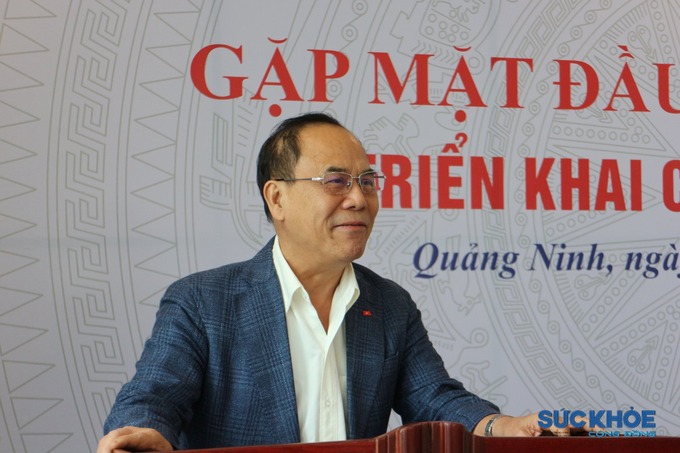 TS. Vương Văn Việt, Tổng biên tập Tạp chí SKCĐ phát biểu tại hội nghị