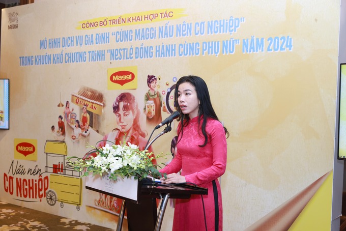 Bà Lê Bùi Thị Mai Uyên, Giám đốc đơn vị kinh doanh thực phẩm, Giám đốc Dự án hỗ trợ phát triển nông thôn, Nestlé Việt Nam