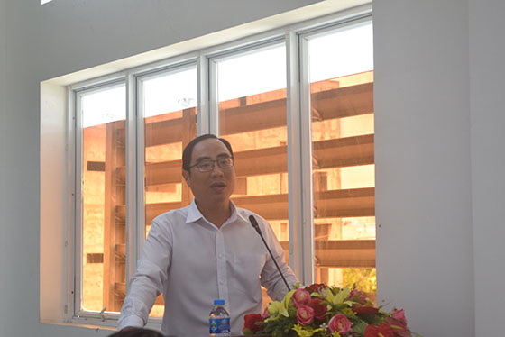 Thạc sĩ Lâm Hoàng Dũng - Phó Giám đốc Trung tâm Kiểm soát bệnh tật TP. Cần Thơ phát biểu tại hội nghị