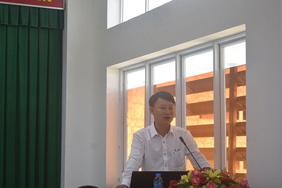 BS.CKI Nguyễn Nhân Nghĩa - Trưởng khoa Sức khỏe môi trường - y tế trường học - bệnh nghề nghiệp triển khai kế hoạch tổ chức hưởng ứng tháng hành động về an toàn, vệ sinh lao động năm 2024