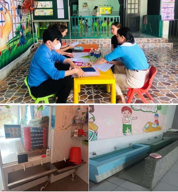 Huyện Hòa Vang giám sát, hỗ trợ phòng chống tay chân miệng tại các trường mầm non