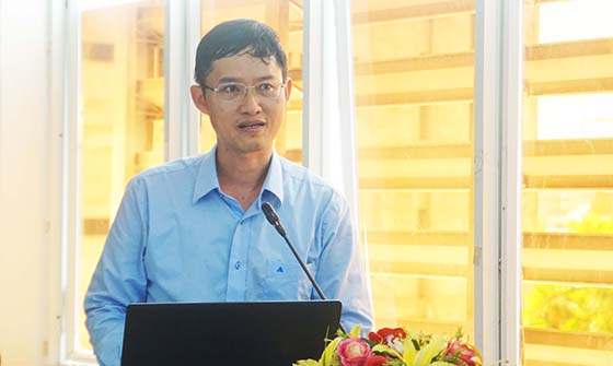 Ông Hà Tấn Vinh - Phó Giám đốc Trung tâm Kiểm soát bệnh tật TP. Cần Thơ phát biểu khai mạc