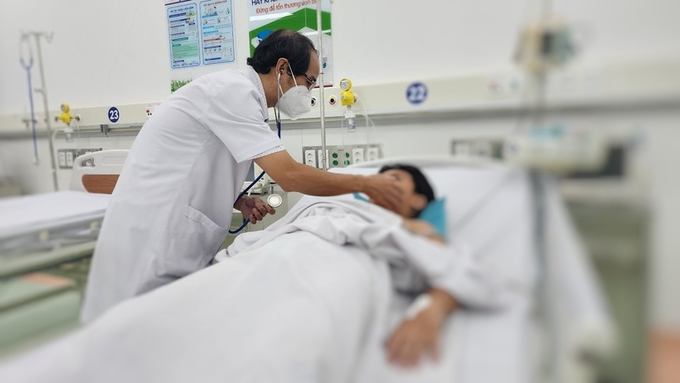 Bệnh nhi đang điều trị tại Bệnh viện Nhi đồng 1 (TP.HCM)