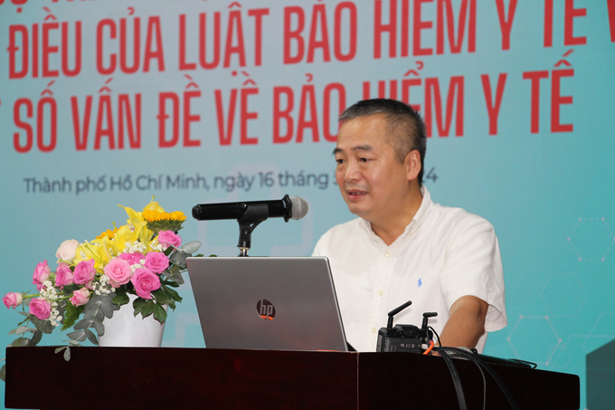 PGS.TS. BS Nguyễn Lân Hiếu - Giám đốc bệnh viện Đại học Y Hà Nội chia sẻ tại hội thảo