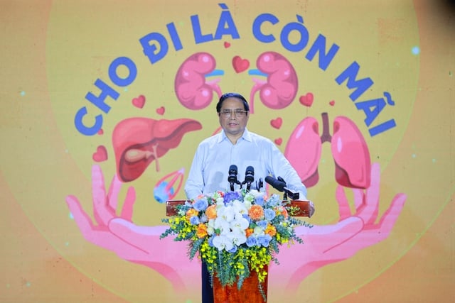 Thủ tướng Phạm Minh Chính: Đăng ký hiến tạng cứu người là tình yêu, nghĩa cử cao đẹp nhất