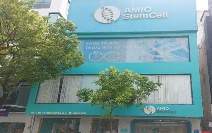 Phòng khám Amio StemCell bị Thanh tra Sở Y tế ‘tuýt còi’ do quảng cáo không phép (Ảnh: SYT)