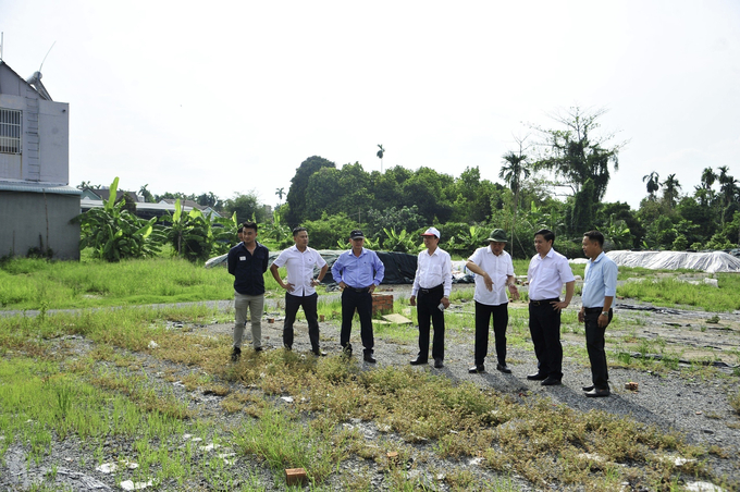 Ban tổ chức  kiểm tra, khảo sát địa điểm diễn ra Lễ khai mạc Lễ hội  mùa trái chín năm 2024.