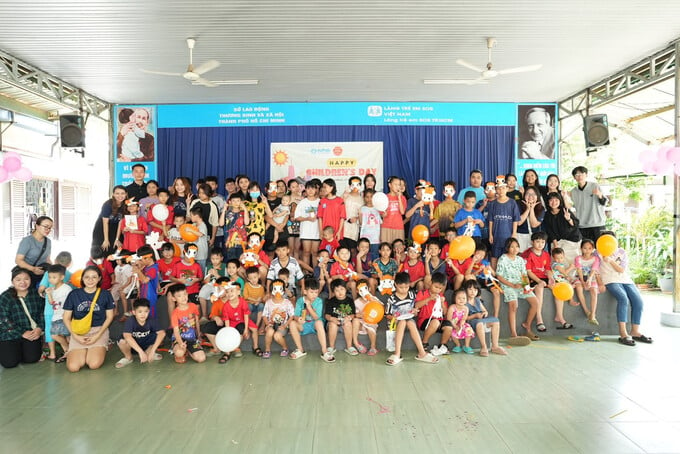 Các em thiếu nhi tại Làng trẻ em SOS Gò Vấp TP. HCM
