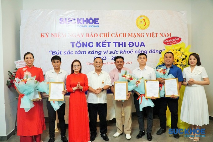 5 hội viên nhận bằng khen “Bút sắc - Tâm sáng vì sức khoẻ cộng đồng” năm 2023 - 2024