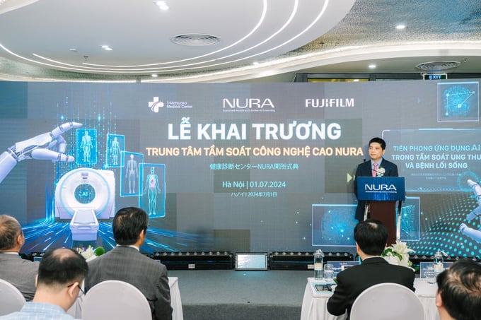 Ông Nguyễn Huy Tuấn – CEO của NURA phát biểu tại sự kiện