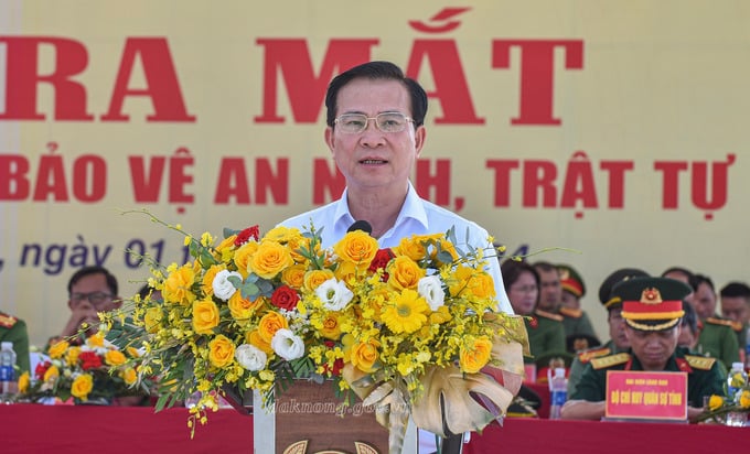 Phó Bí thư Tỉnh ủy, Chủ tịch UBND tỉnh Đắk Nông Hồ Văn Mười phát biểu chỉ đạo