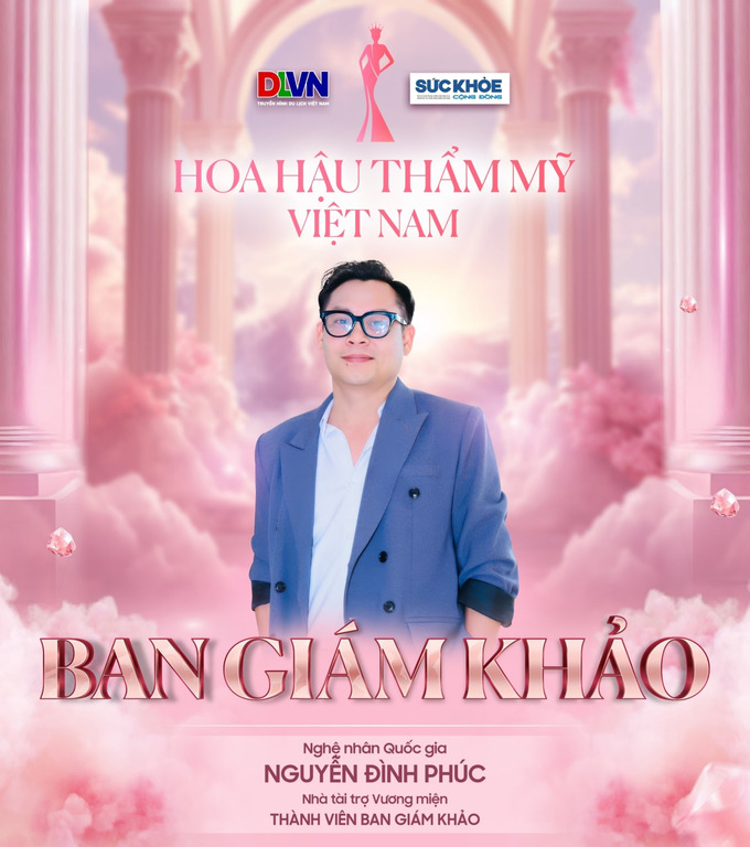 Nghệ nhân quốc gia Nguyễn Đình Phúc vừa là nhà tài trợ vương miện vừa là Ban Giám khảo cuộc thi “Hoa hậu thẩm mỹ Việt Nam” 2024