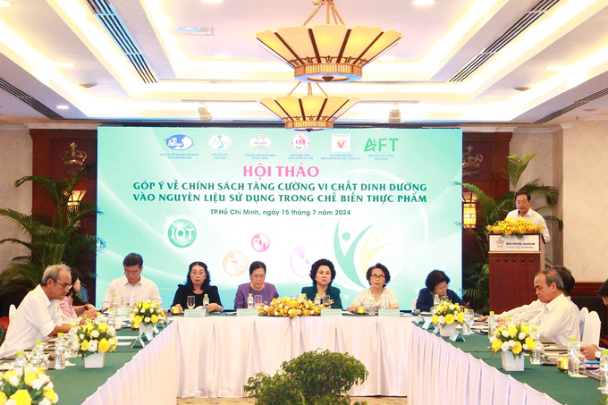 Hội thảo “Góp ý về chính sách tăng cường vi chất dinh dưỡng vào nguyên liệu sử dụng trong chế biến thực phẩm”