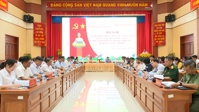 TP. Tân Uyên tổ chức hội nghị sơ kết công tác tuyên giáo - dân vận 6 tháng đầu năm 2024