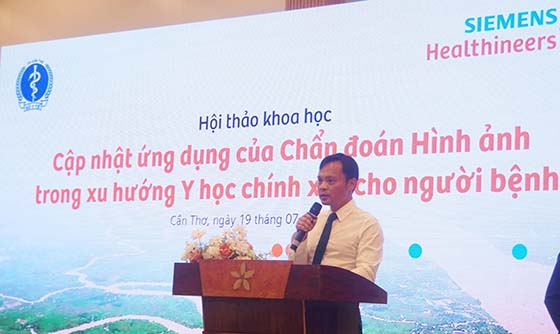 Ông Hoàng Quốc Cường - Giám đốc Sở Y tế TP. Cần Thơ phát biểu khai mạc