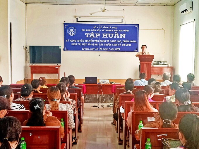 Quang cảnh lớp tập huấn